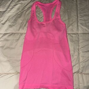 lululemon athletica Pink Racerback Tank Top